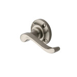 M Marcus Heritage Brass Bedford Design Door Handle Lever Latch on 57mm Round Rose