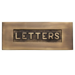 M Marcus Heritage Brass Letters Letter Plate 254 x 101mm