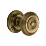 M Marcus Heritage Brass Aylesbury Design Mortice Knob on Rose