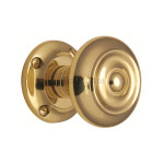 M Marcus Heritage Brass Aylesbury Design Mortice Knob on Rose