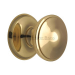 M Marcus Heritage Brass Edge Centre Door Knob 76mm