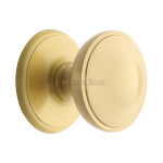 M Marcus Heritage Brass Edge Centre Door Knob 76mm