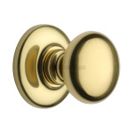 M Marcus Heritage Brass Victorian Centre Door Knob 78mm