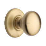 M Marcus Heritage Brass Victorian Centre Door Knob 78mm