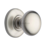 M Marcus Heritage Brass Victorian Centre Door Knob 78mm