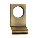 M Marcus Heritage Brass Square Cylinder Door Pull To Suit Yale Type Cylinder 84 x 45mm