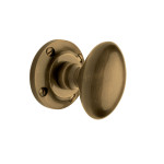 M Marcus Heritage Brass Suffolk Design Mortice Knob on Rose