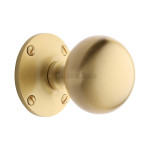 M Marcus Heritage Brass Westminster Design Mortice Knob