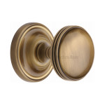 M Marcus Heritage Brass Whitehall Design Mortice Knob on Rose