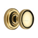 M Marcus Heritage Brass Whitehall Design Mortice Knob on Rose