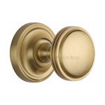 M Marcus Heritage Brass Whitehall Design Mortice Knob on Rose