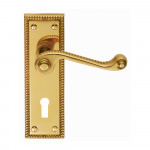 Carlisle Brass Contract Georgian Lever on Plate - Polished Brass