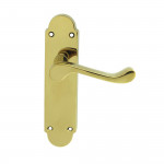 Carlisle Brass Oakley Lever on Plate - Polished Brass