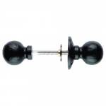 Carlisle Brass Ball Rim Knob Furniture - Antique Black