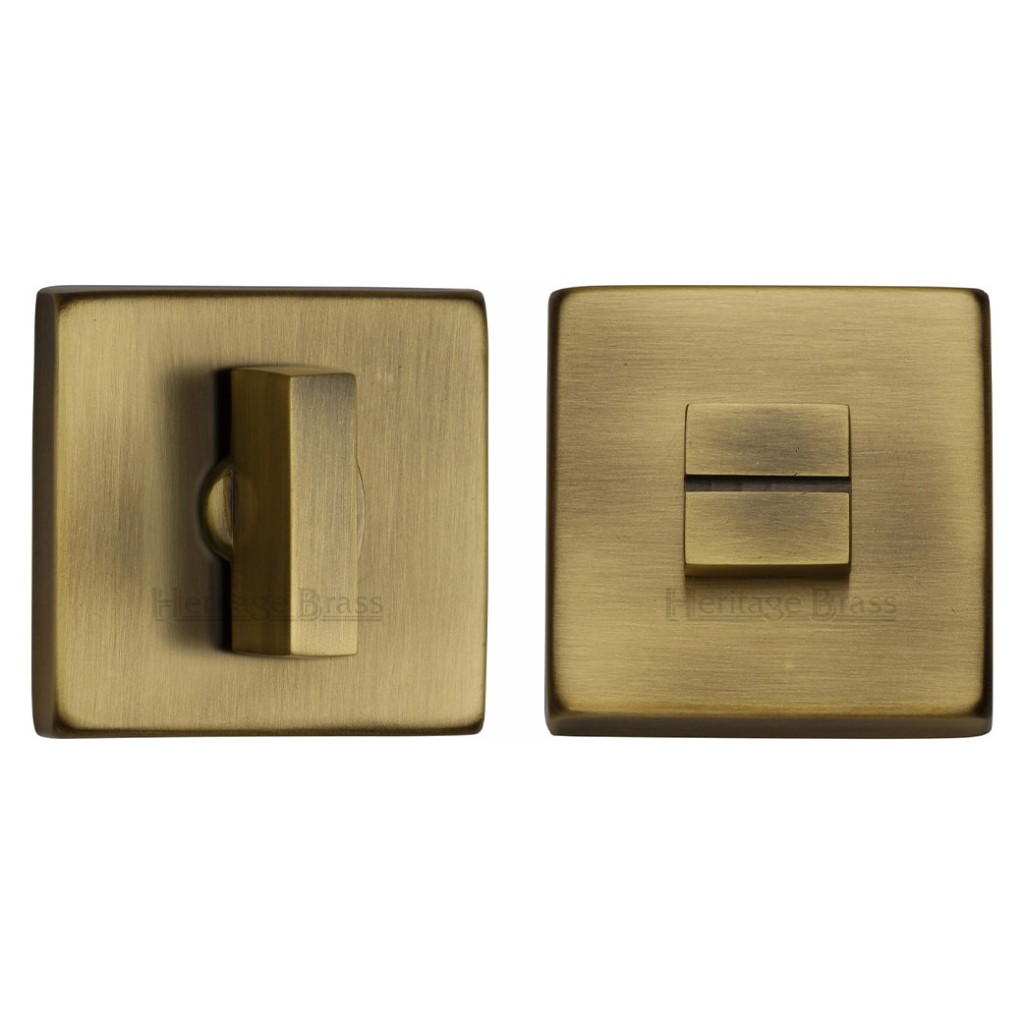 M Marcus Heritage Brass Square Thumbturn & Emergency Release 54 x 54mm