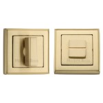 M Marcus Heritage Brass Square Thumbturn & Emergency Release with Stepped Edge 54 x 54mm