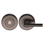 M Marcus Heritage Brass Round Thumbturn & Emergency Release for Bathroom & Bedroom Doors 53mm 