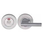 M Marcus Heritage Brass Round Indicator Turn & Release for Bathroom Doors 53mm