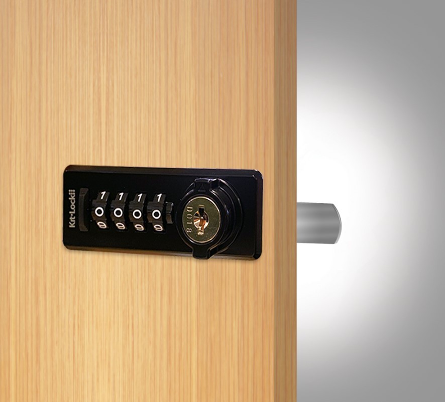 KL20 KitLock Mechanical Combination Lock – Matt Black