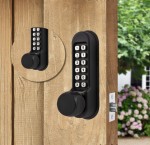 Codelocks CL510 Fire Rated Heavy Duty Marine Grade Back to Back Tubular Mortice Latch Mechanical Digital Door Lock – Matt Black