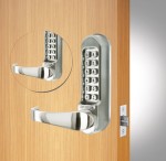 Codelocks CL510 & CL515 Fire Rated Heavy Duty Back to Back Tubular Mortice Latch Mechanical Digital Door Lock – Satin Stainless Steel