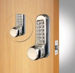 Codelocks CL510 & CL515 Fire Rated Heavy Duty Back to Back Tubular Mortice Latch Mechanical Digital Door Lock – Satin Stainless Steel