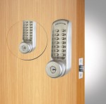 Codelocks CL610 & CL615 Fire Rated Heavy Duty Back to Back Tubular Mortice Latch Mechanical Digital Door Lock – Satin Stainless Steel
