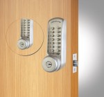 Codelocks CL610 & CL615 Fire Rated Heavy Duty Back to Back Tubular Mortice Latch Mechanical Digital Door Lock – Satin Stainless Steel