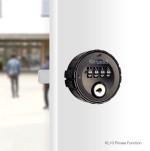 KitLock KL10 Mechanical Combination Lock – Matt Black