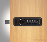 KitLock KL15 Mechanical Combination Lock – Matt Black