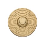 M Marcus Heritage Brass Reeded Bell Push