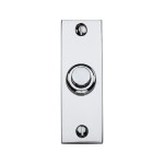 M Marcus Heritage Brass Rectangular Bell Push