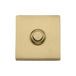 M Marcus Heritage Brass Square Bell Push