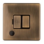 Carlisle Brass Eurolite Concealed Switched Fused Spur Unit with Flex Outlet