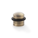 Alexander & Wilks Dome Top Floor Mounted Door Stop 35mm Projection