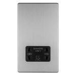 Carlisle Brass Eurolite Concealed Shaver Socket Dual Output Voltage 230/115V