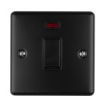 Carlisle Brass Eurolite Enhance Decorative 1 Gang 20 Amp Double Pole Switch with Neon Indicator