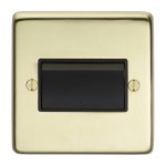 Carlisle Brass Eurolite Stainless Steel Range Round Edge 6 Amp Fan Isolator Switch