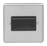 Carlisle Brass Eurolite Stainless Steel Range Round Edge 6 Amp Fan Isolator Switch
