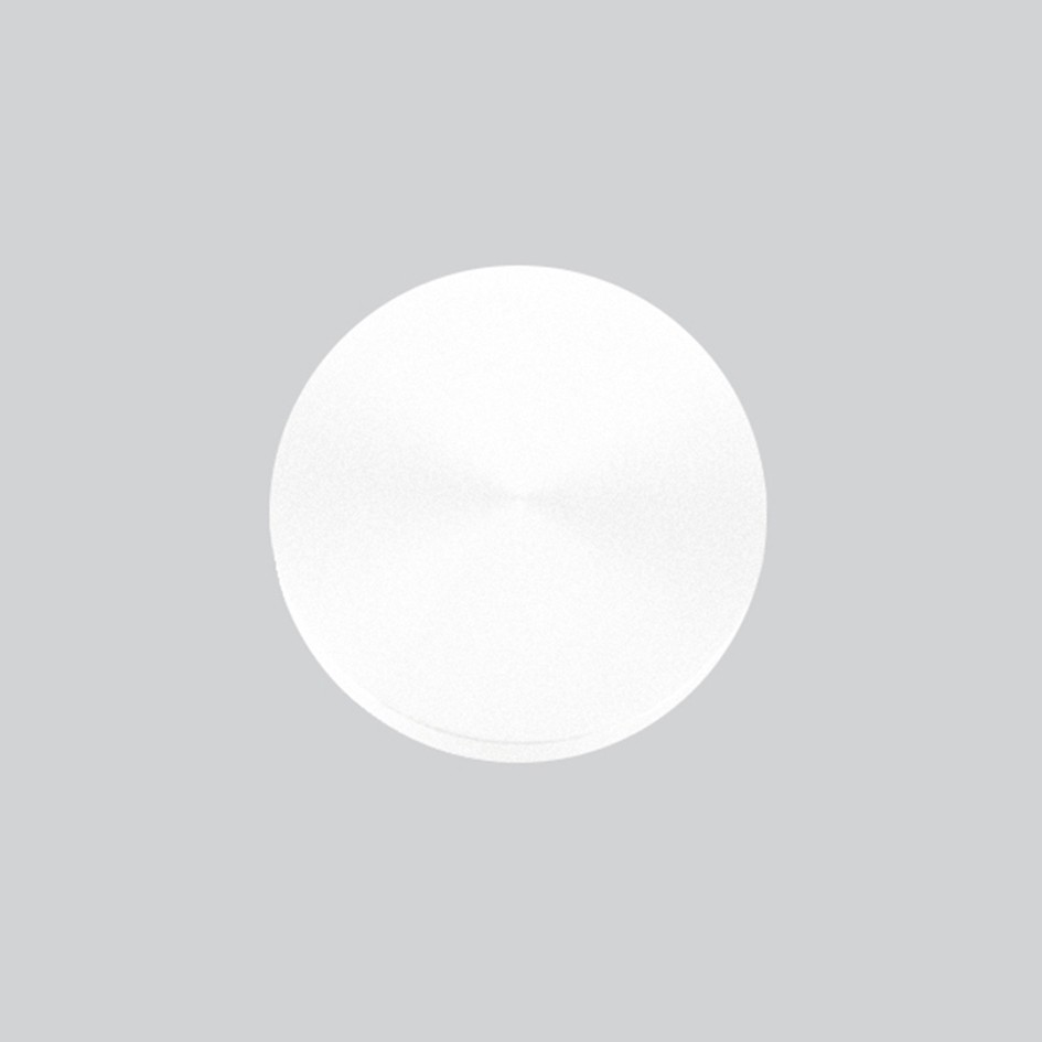 Blank Profile Concealed Fixing Escutcheons – Push on Rose – 52mm Ø – Antimicrobial Eco-Friendly Matt White