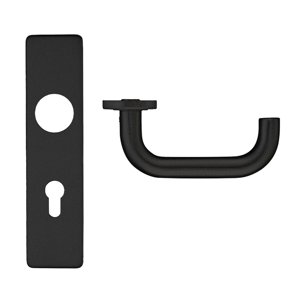 Euro Profile Lever Lock Furniture for DIN Lock Cases – Antimicrobial Eco-Friendly Matt Black