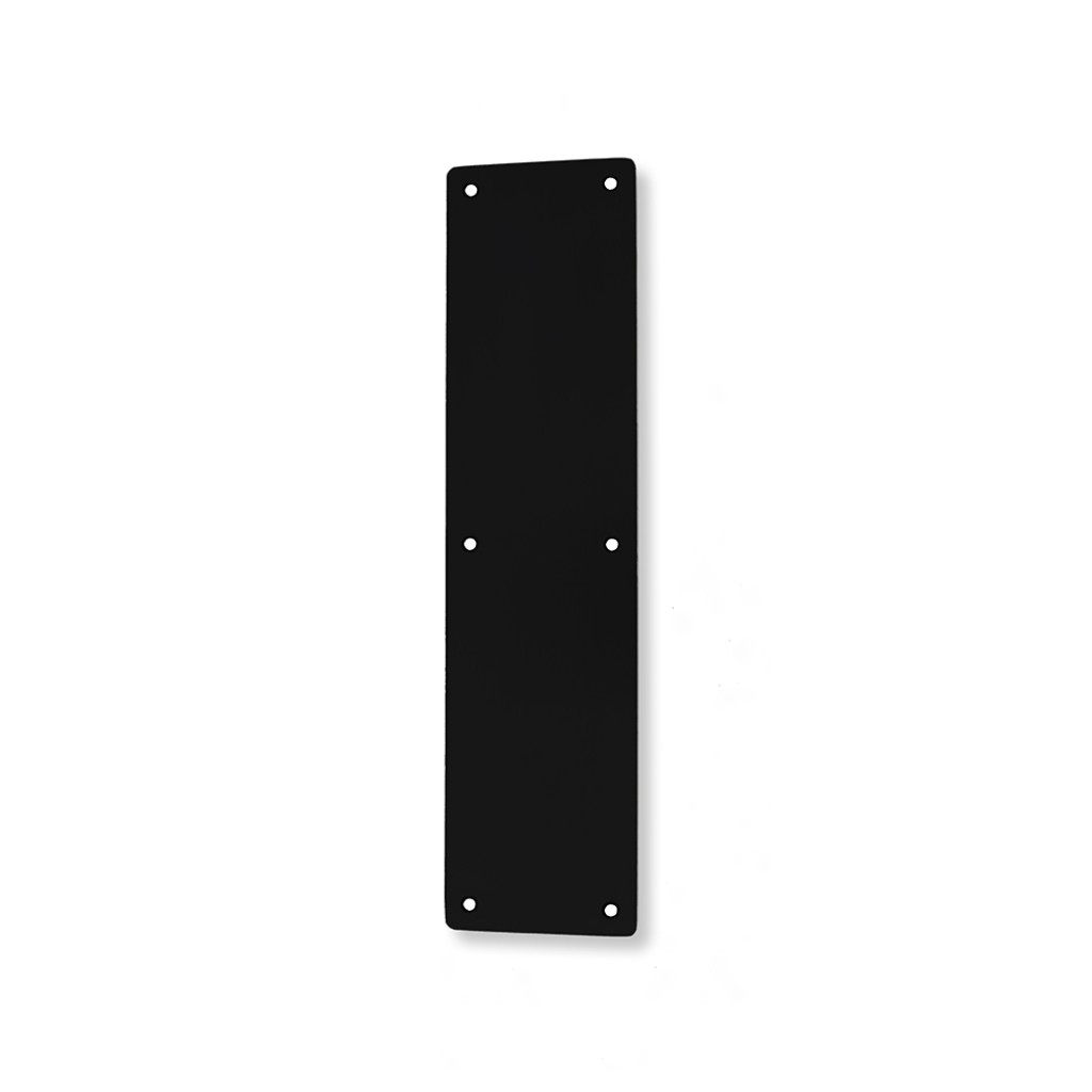 Plain Finger Plates – Antimicrobial Eco-Friendly Matt Black