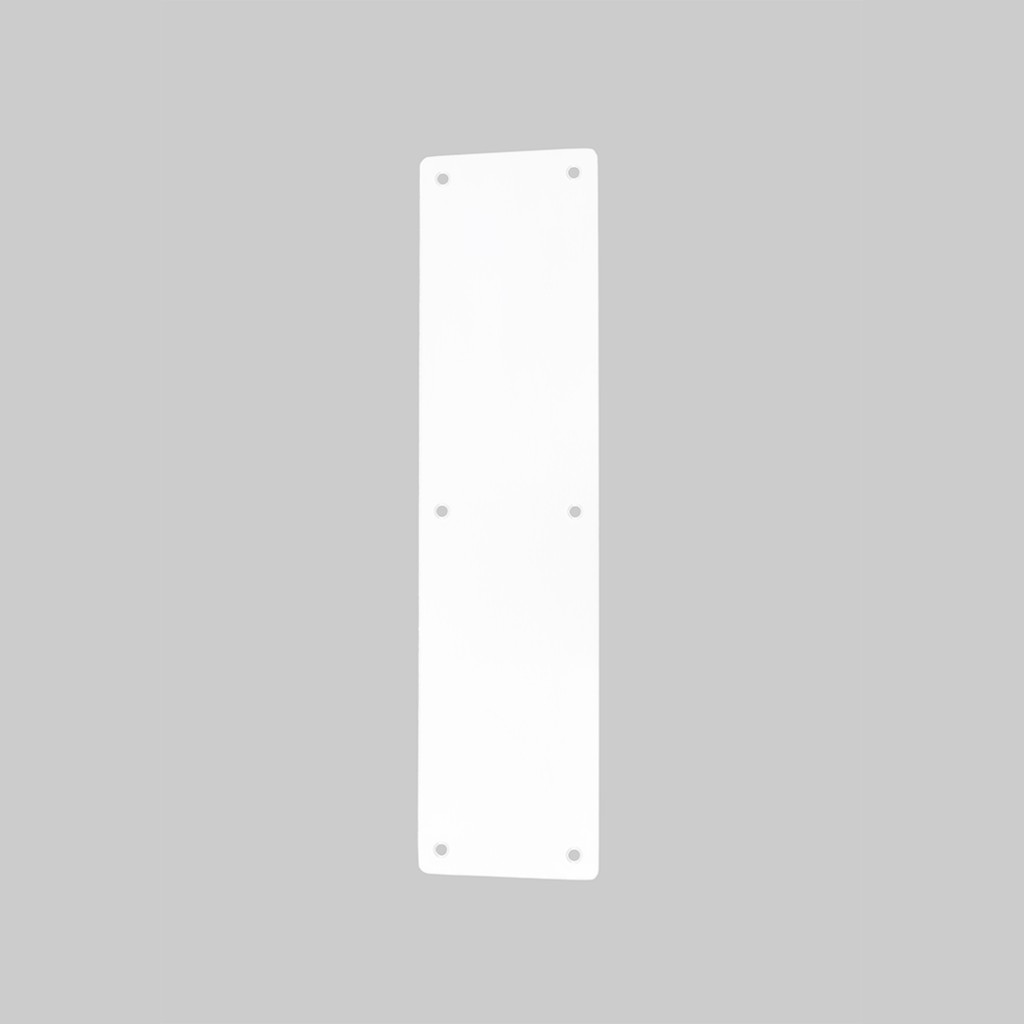 Plain Finger Plates – Antimicrobial Eco-Friendly Matt White