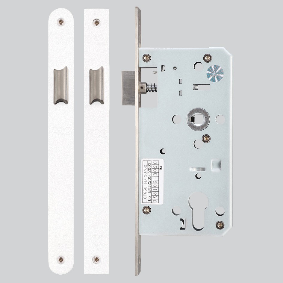 Heavy Duty Architectural DIN Latch Case (DDA) – Antimicrobial Eco-Friendly Matt White