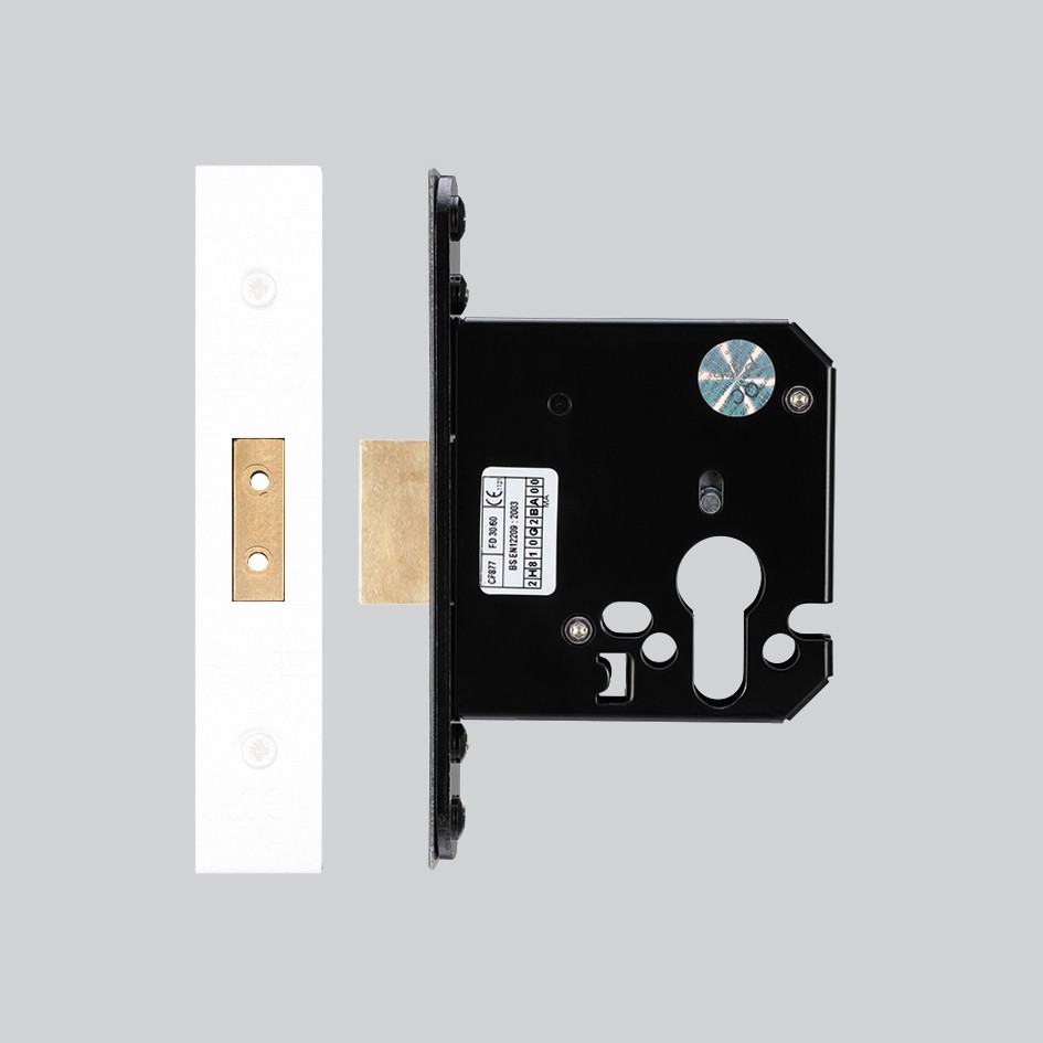 Heavy Duty Euro Deadlock Case – Antimicrobial Eco-Friendly Matt White