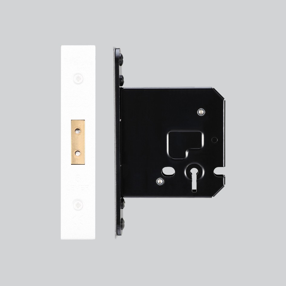 Medium Duty Three Lever Deadlock – Antimicrobial Eco-Friendly Matt White