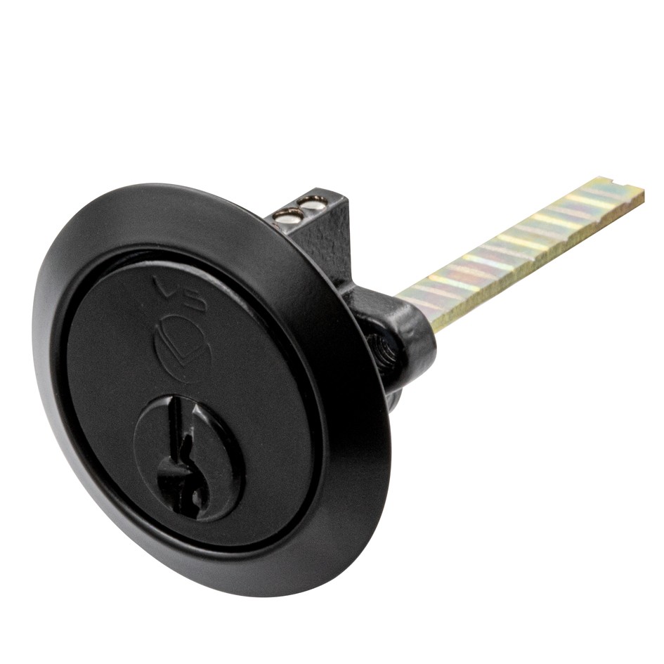 Yale Type Replacement Rim Cylinder – Antimicrobial Eco-Friendly Matt Black
