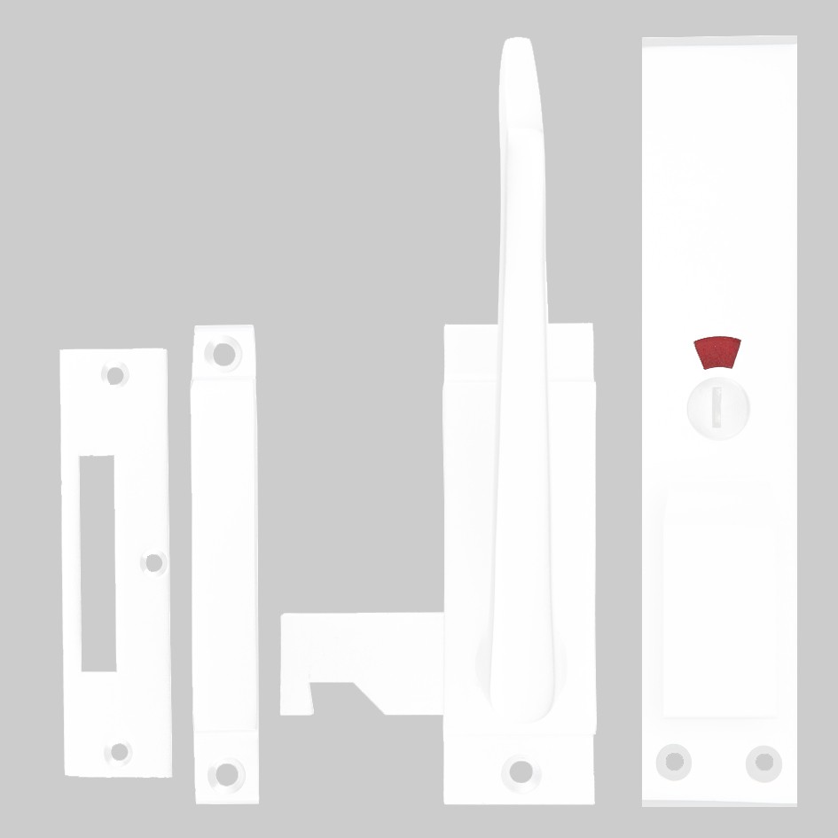 Medium Duty Facility Indicating Bolt – Antimicrobial Eco-Friendly Matt White