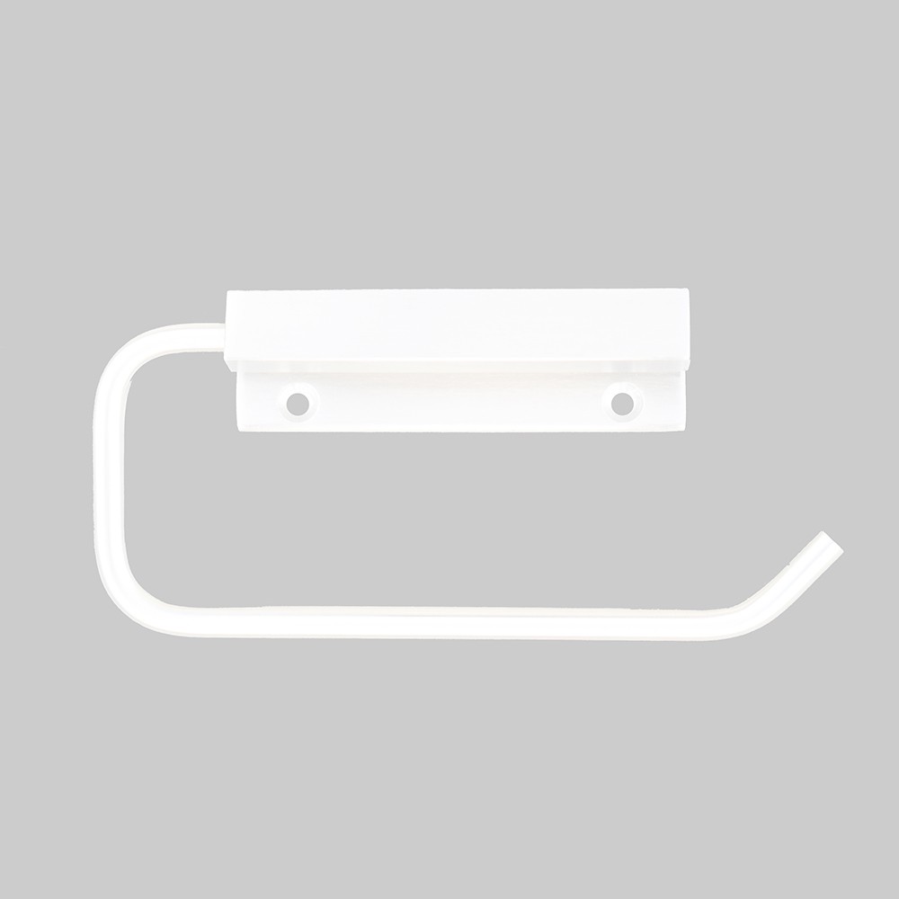 Square Section Toilet Roll Holder – Antimicrobial Eco-Friendly Matt White