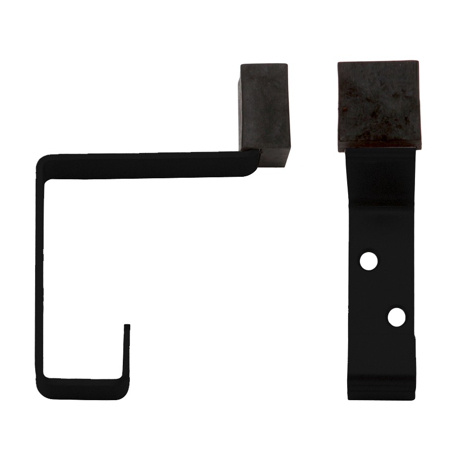 Buffered Hat & Coat Hook – Antimicrobial Eco-Friendly Matt Black